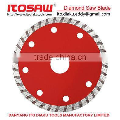 Turbo diamond disc for stone, granite cutting blade, marble cutting blade