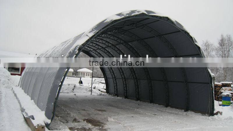 Trussed Steel Frame Warehouse Tent , Airplane Hangar, Farm Equipment storage shelter