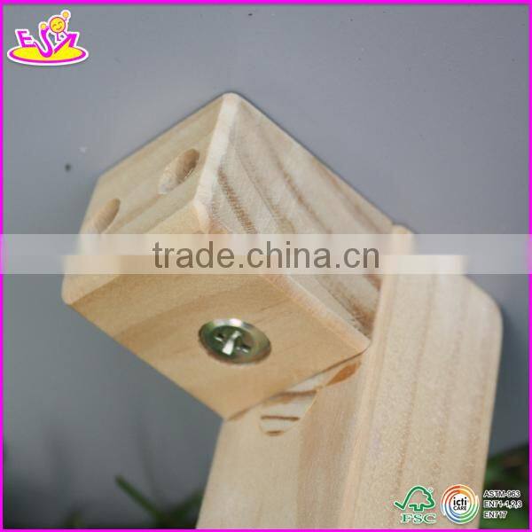 Hot new product for 2015 wooden round table for kids,modern wooden toy children round table,outdoor wooden round table W08G036