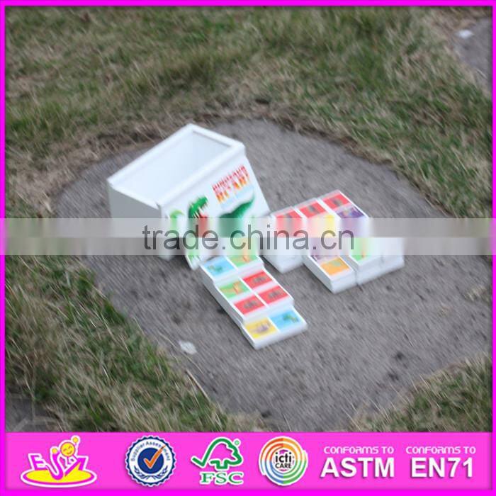 2016 Brand new children wooden block games W15A072