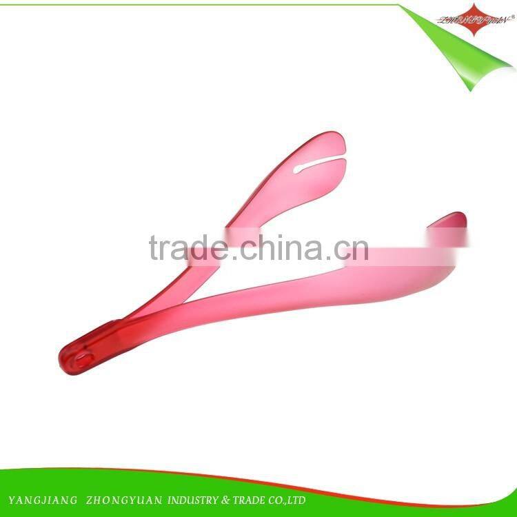 ZY-H3009 FDA LFGB Custom Color BBQ Nylon Bread clip Food Tong