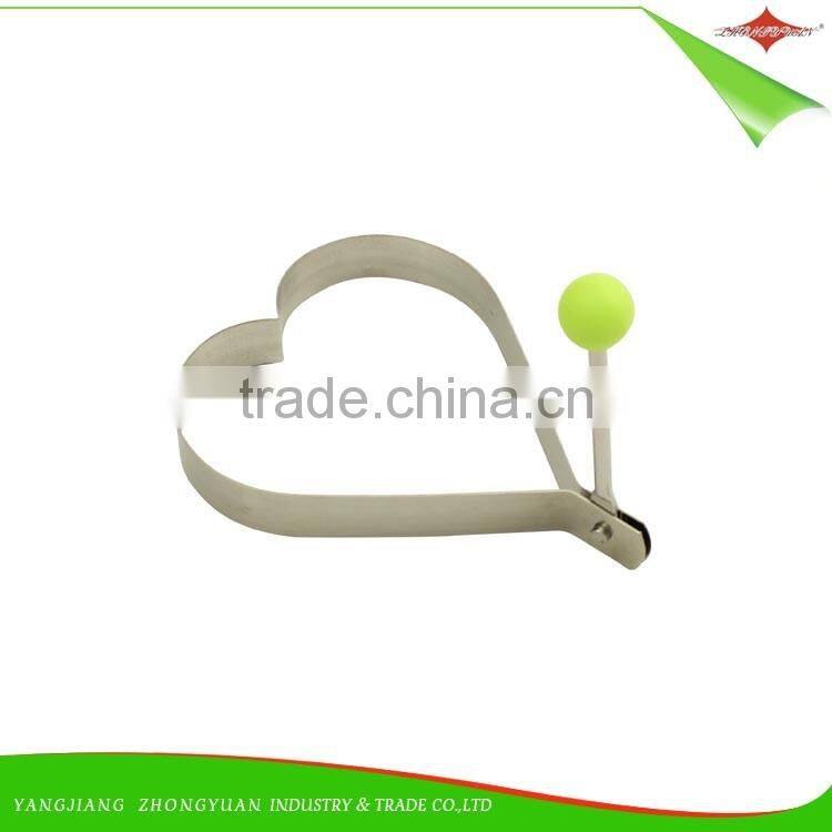 ZY-F1417 stainless steel egg ring fried egg ring love style mold