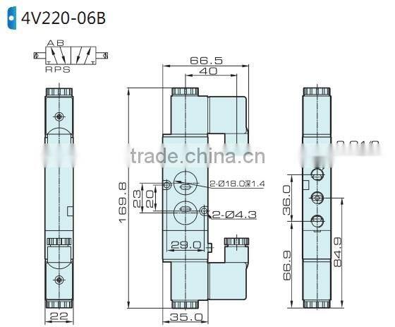 4V200 delphi control valve with high quality