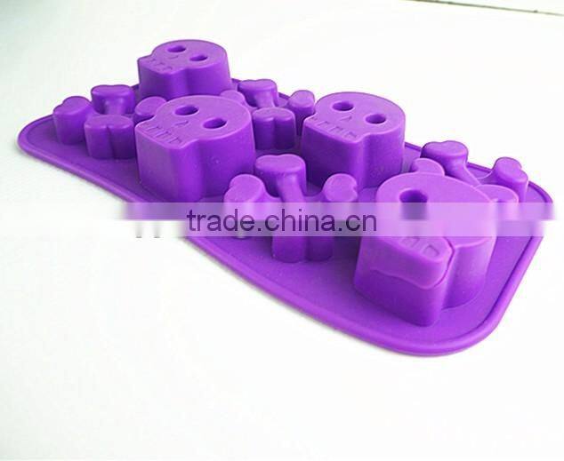 10116human skeleton halloween silicone mould