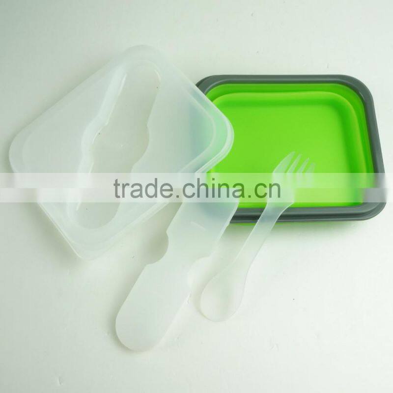 16130 Collapsible Silicone Kids Food Storage box