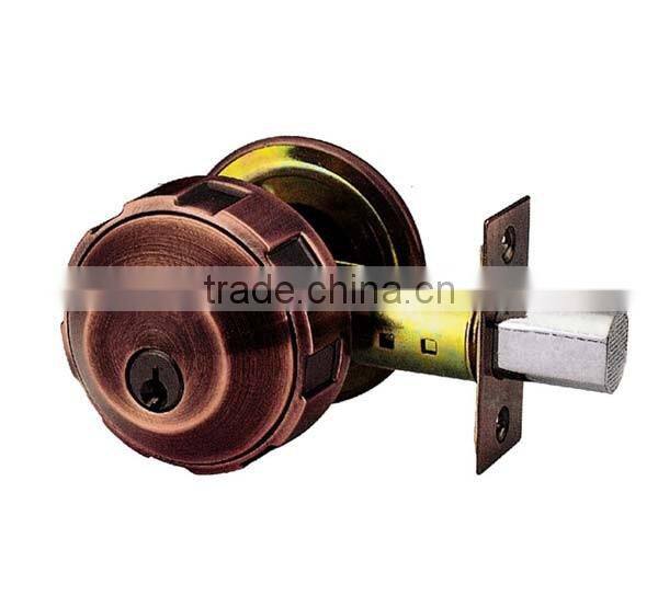 Stainless steel grade 2 american single cylinder deadbolt door lock