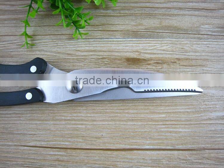New 10" Kitchen Shears Stainless Steel Poultry Chicken Bone Serrated Scissors