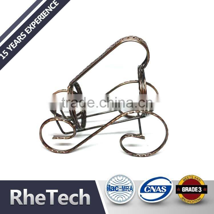 Household Moon Shape Metal Decorative Red Wine Bottle Rack Holder