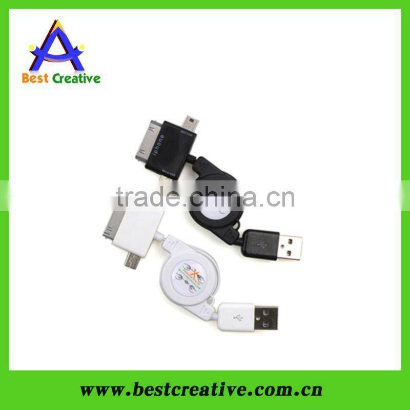 Retractable portable usb cabel for Iphone Ipad