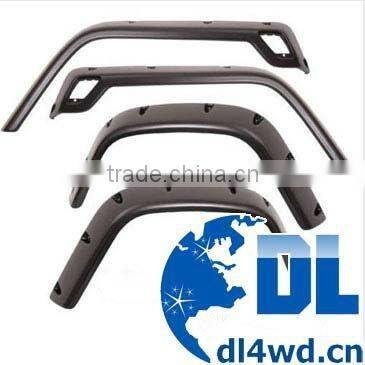 4x4 off road vehicle wrangler tj parts wide fender flares for Jeep wheel fender flares