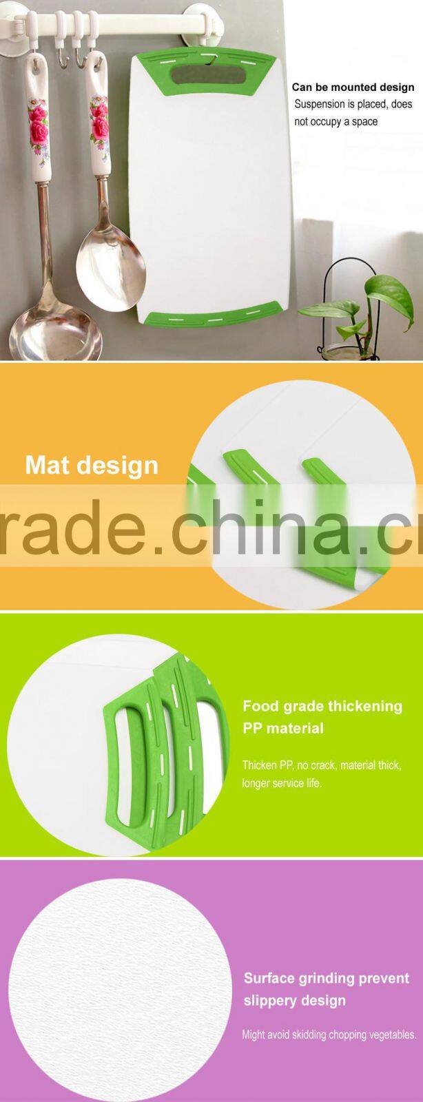 3 piece cutting board plastic set or slicing fruits,