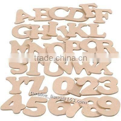Wooden 4cm MDF Letter Decorate
