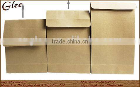 Stand up Brown Kraft window paper bags for food