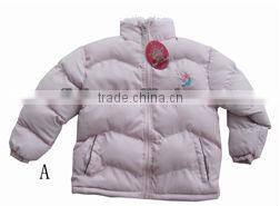 Clothing Lots For Sale Girls Shiny Down Jacket Fujian