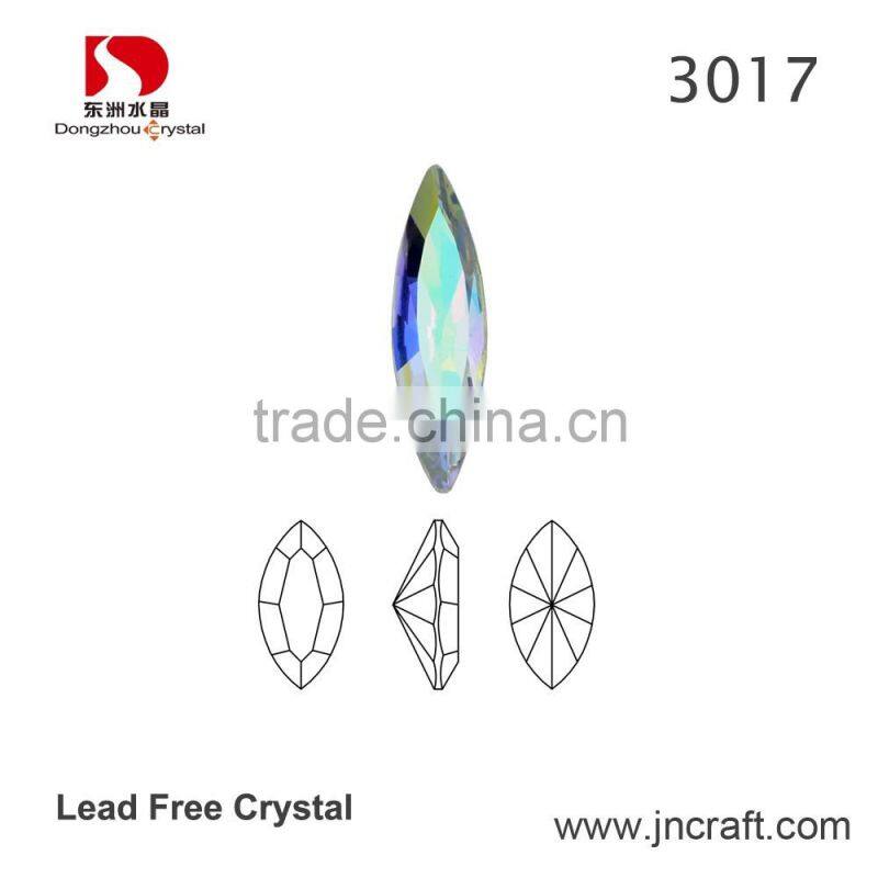 Wholesale Loose AB Rhinestone Marquise Garment Rhinestone Bead