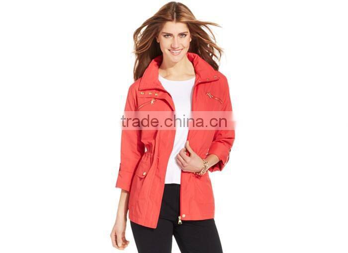 Light weight nylon women's anorak