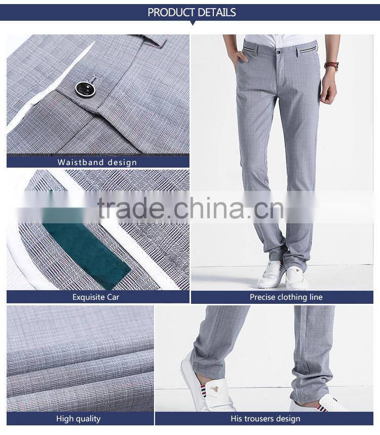 custom made business men casual pants, fashion big size loose business youth trousers in summer