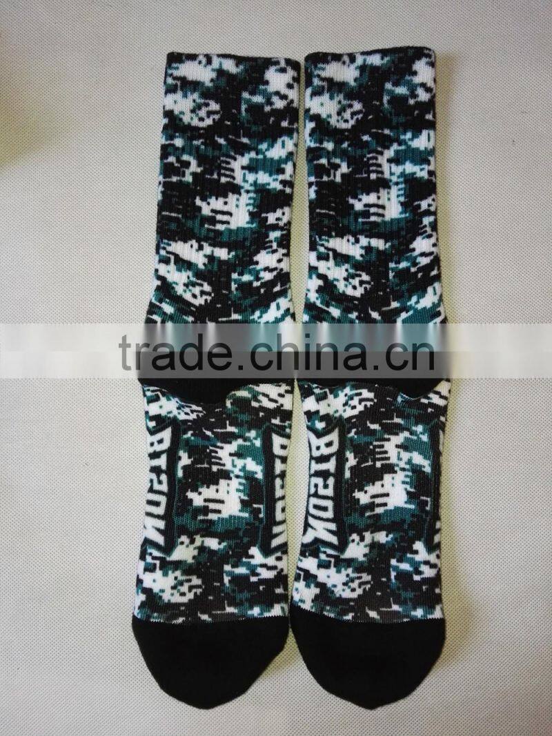 wholesale custom 3d digital photo sublimation print socks free samples