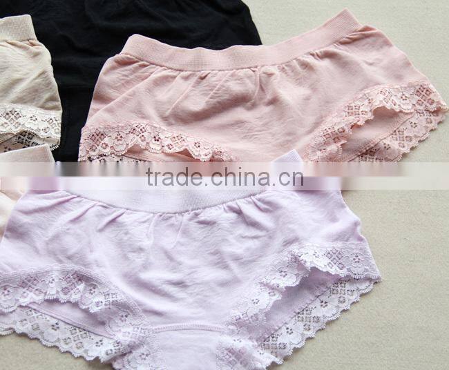 Wholesale comfortable lady panty with lace