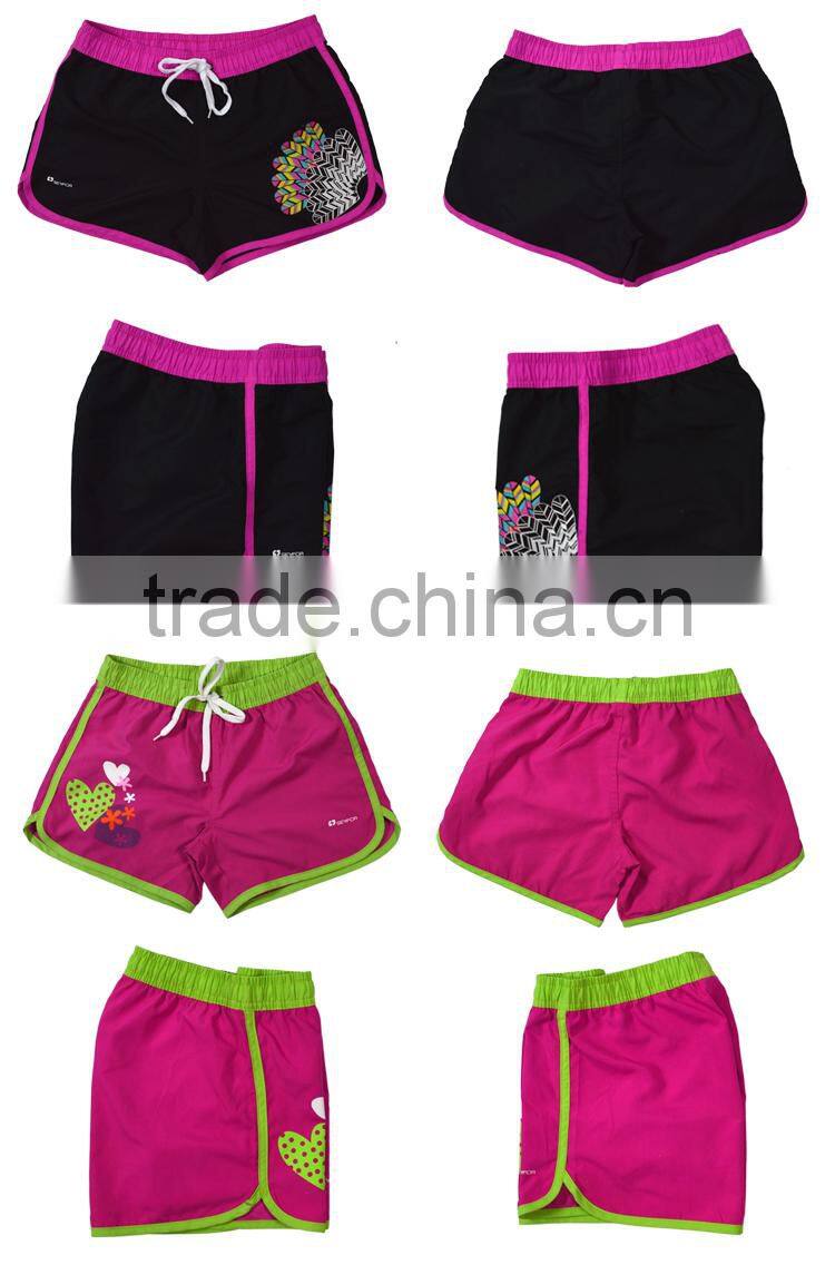 wholesale black good quality cheap women board shorts