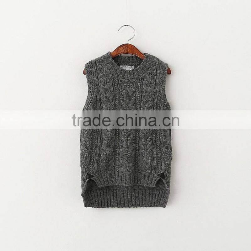 kids knit vest pattern child sleeveless sweater on 2016