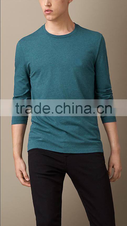 Custom Print Your Design100% Cotton O-neck Long Sleeve T Shirt