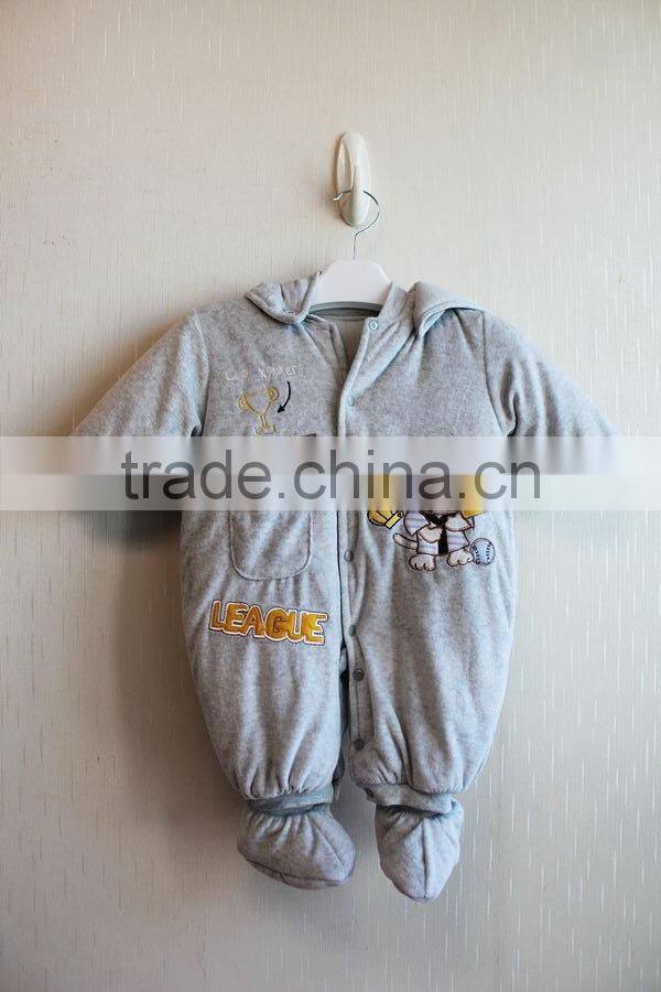 High Quality Lovely Style Baby Boy Winter Bodysuits Baby Romper