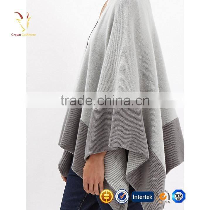 High Quality Wool Cashmere Coat Poncho for Sale