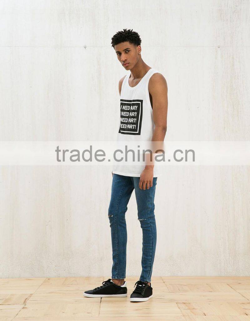 fashion men street dancing tank top hip hop tank top