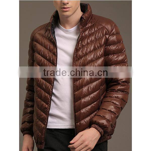 2015 BSCI Fastory High Quality Men Puffy Down Jacket