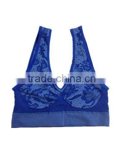 jacquard seamless tank top camisole vest shaper with color yarn