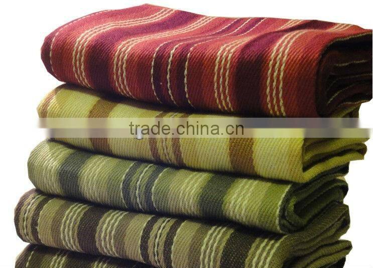 100% cotton yarn-dyed stripped and checkered kitchen towels