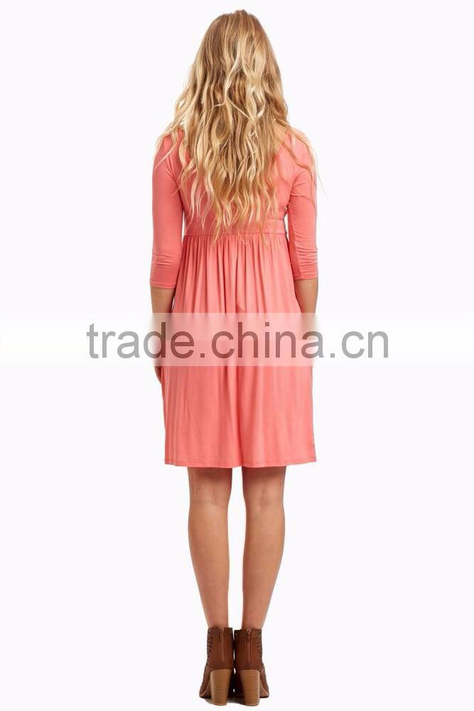 New arrival fashion long sleeve maternity wear women clothing 2016