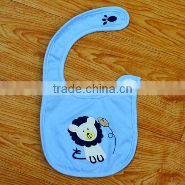 Lovely lion embroidered Baby Bibs
