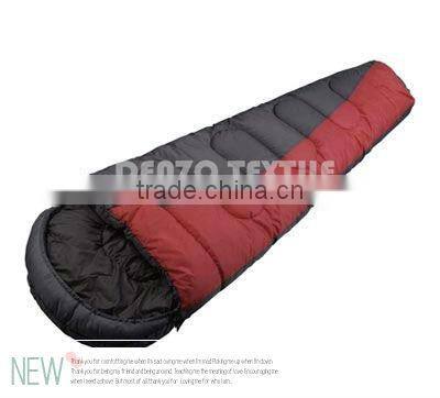 outdoor and camping Mummy sleeping bag 100% polyester