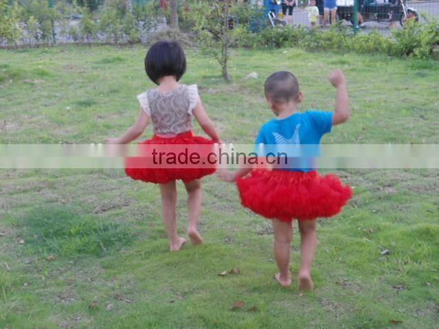 Best-selling baby skirt chiffon table skirt newborn ruffled table skirt girls super fluffy pettiskirt