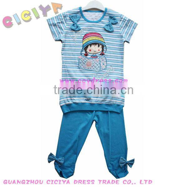 2013 summer girls fashion pajamas