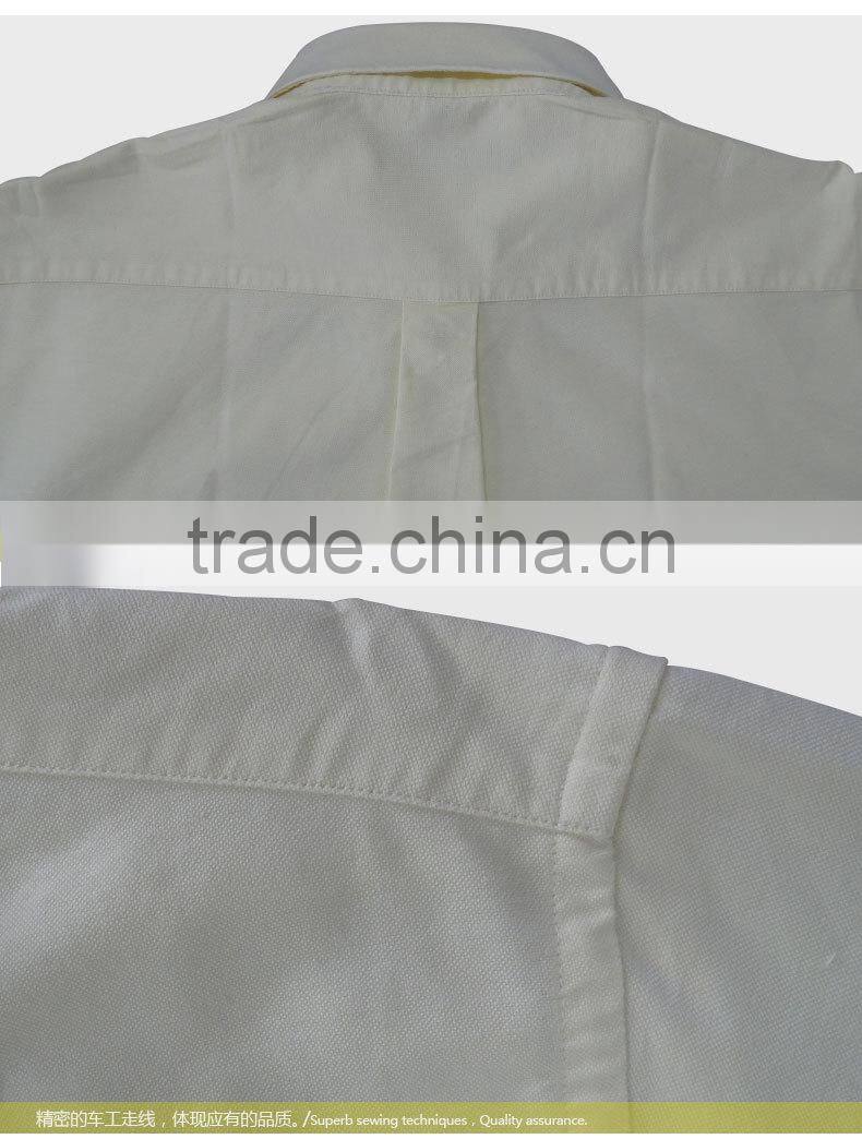 2017 new design Autumn Oxford men's slim fit shirt