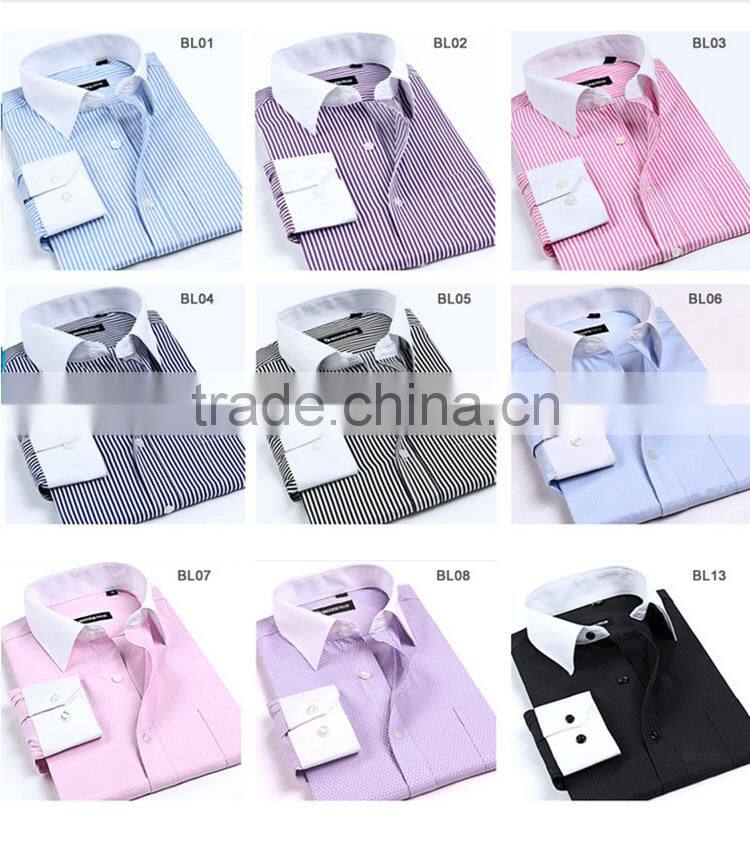 China shirt manufacturer 2015 wholesale mens dress foreign trade export shirts with good quality