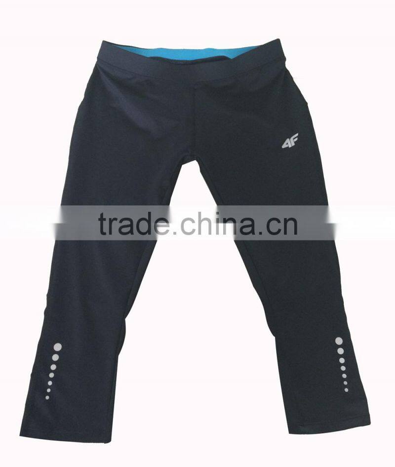 Black fitness comfortable sports yoga pants