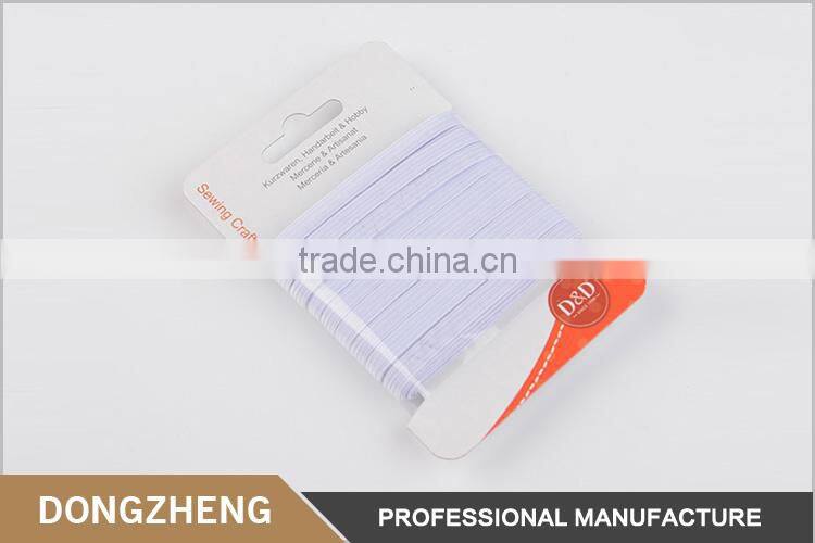 High quality wholesale household woven flat braided elastic bands for sewing