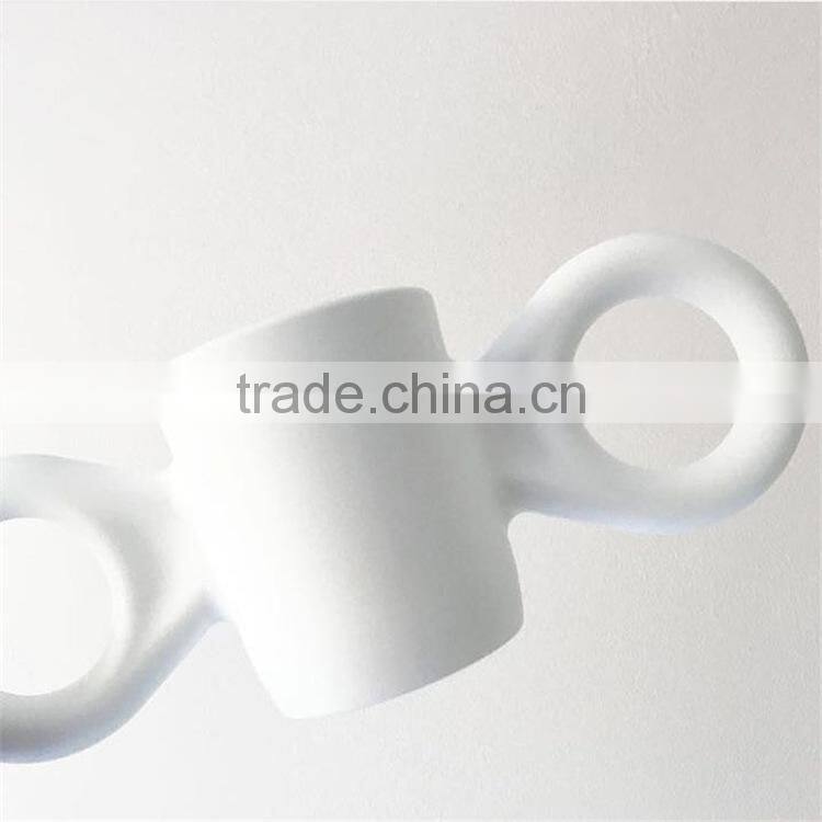 Ins hot sale plastic cup big ear mug candy cups Ins hot style in the Nordic beauty big ear cup children baby baby learn to drink