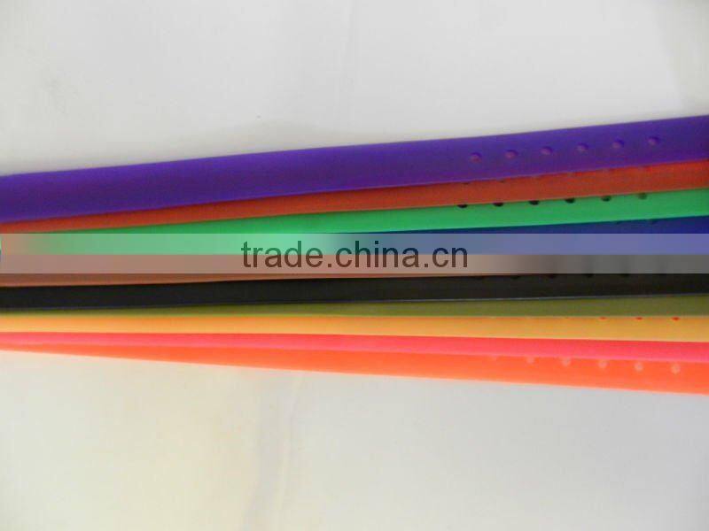 fashion color silica gel belts