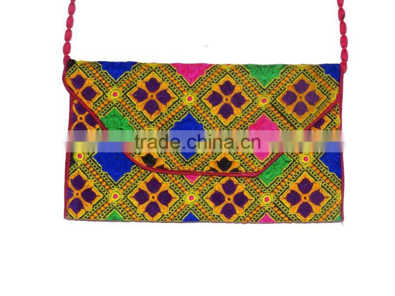 2017 USA market sholder cluthes from jaipuri bandhej