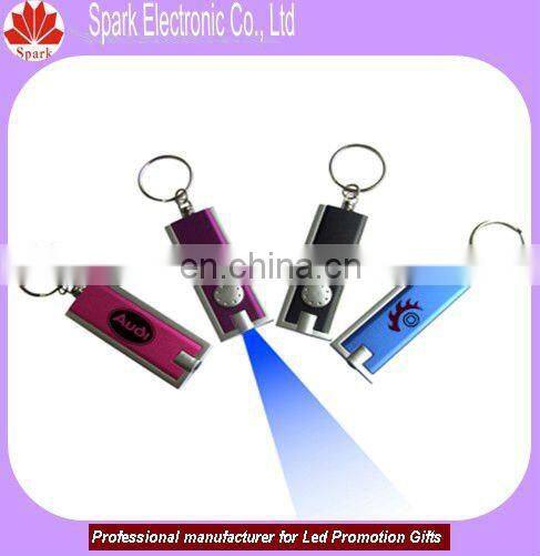 UV keyring light mini torch keychain promotional products