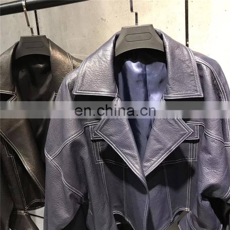 Ladies Latest Fashion Girl Casual Leather Jacket Real Women Leather Jackets