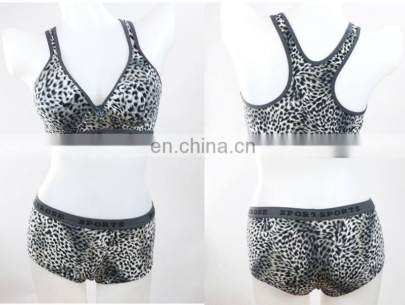 Custom fit sport yoga bra and pants sublimation supplex sports bra panty gym fitness wear set