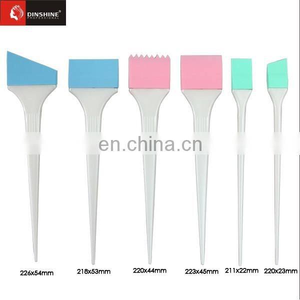 Professional durable color hair tint brush with white bristle for Salon