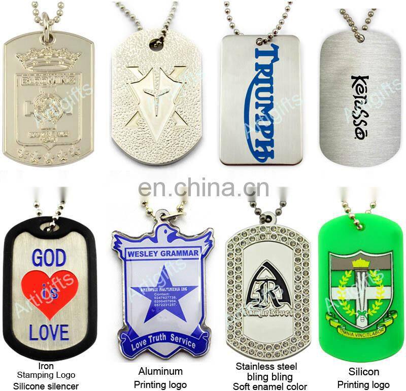 High Quality Printing Logo Metal Dog Tag Bottle Opener