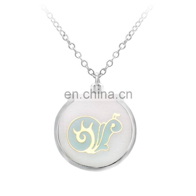 SenFai animal shape inside elegant pendant Necklace for woman